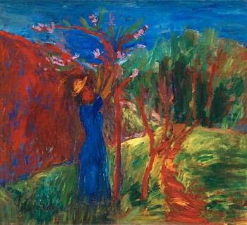 74. Ivan Ivarson, "Flickan och persikoträdet". (The girl and the peach).