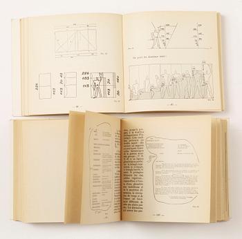 BÖCKER, 2 st, "Le Modulor" samt "Modulor 2", Le Corbusier, Editions de l´architecture, Boulogne, 1963 samt 1968.