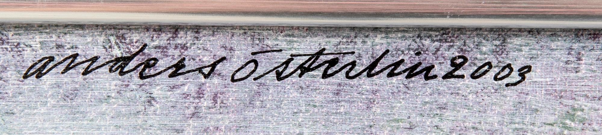 Anders Österlin, olja på duk signerad och daterad 2003.