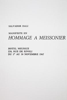 BOK. Salvador Dali. Manifeste en Hommage à Meissonier.