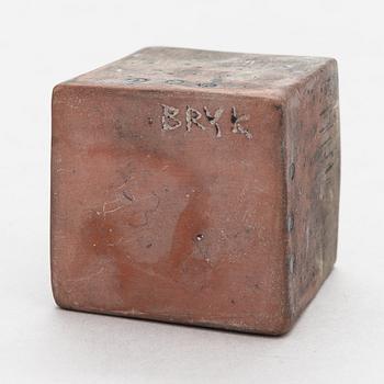 Rut Bryk, a stoneware cruet signed BRYK.