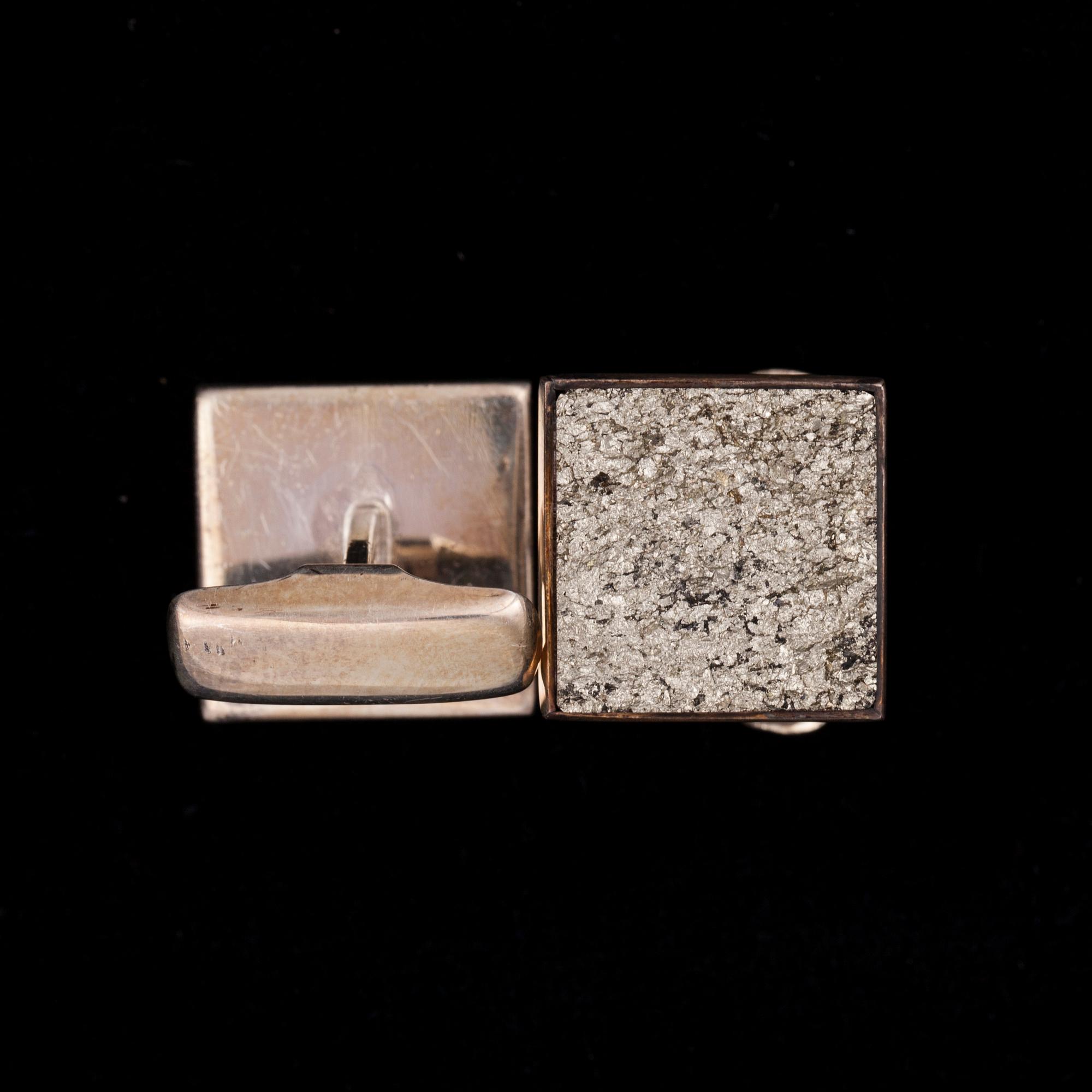MANSCHETTKNAPPAR, silver. Kaunis Koru 1976. Vikt ca 20,1 g.