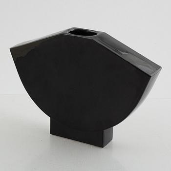 Margareta Hennix, a set of three, "Moonlander", stoneware vases, Gustavsberg Studio 1988.