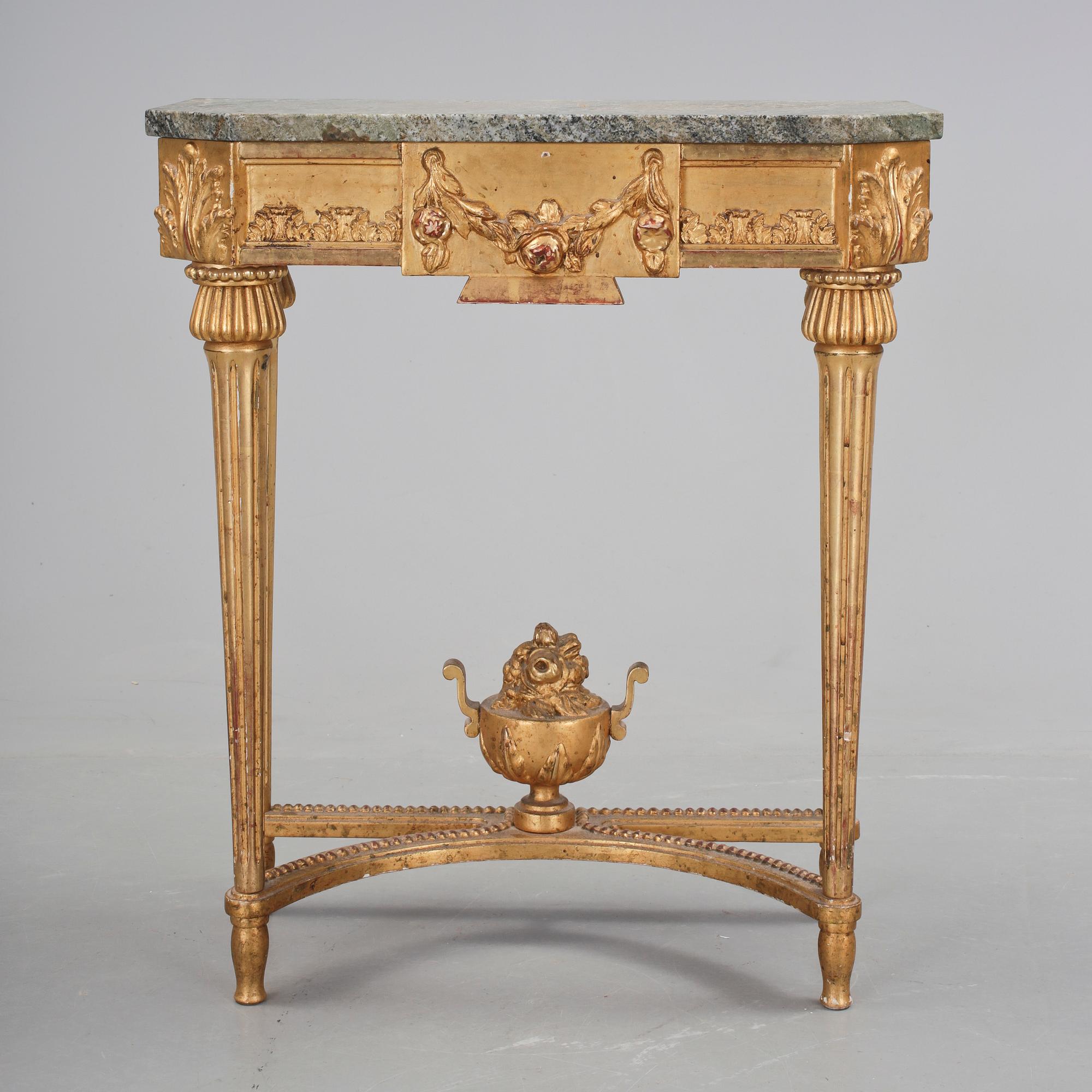 KONSOLBORD, gustaviansk stil. 1900-talets andra kvartal.