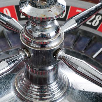 A roulette wheel, second half of the 20th century.
