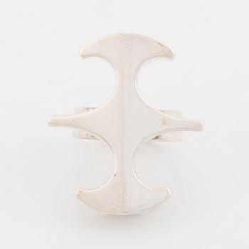 Kultasepät salovaara, ring, silver.