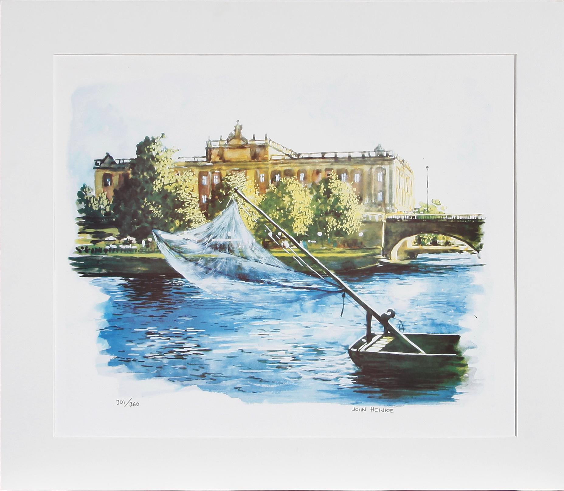 JOHN HEIJKE, färglitografier, 2 st, sign o numr 109/360 resp 301/360.