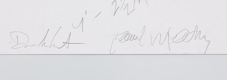 Paul McCarthy, "Coppermeal 1,2,3, 4", fyra litografier.