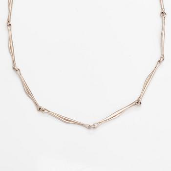 Björn Weckström, A sterling silver neckalce "Rays". Lapponia 1975.