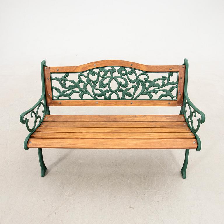 Garden bench, 20th century.