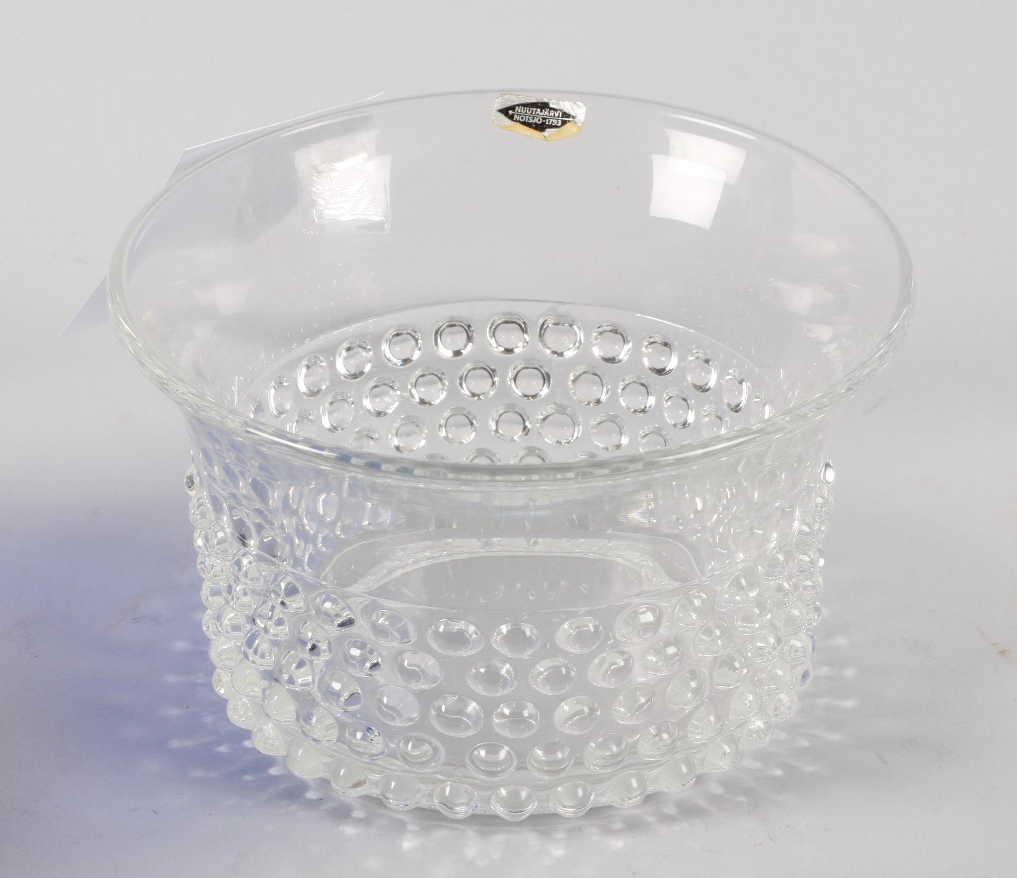 SKÅLAR, ett par, Nuutajärvi, 1960-70-tal.