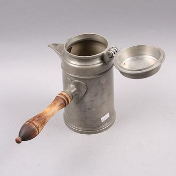 KAFFEKANNA, tenn, 1800-talets första hälft.