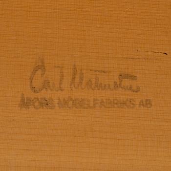 A 'Talavid' birch gate leg table by Carl Malmsten, end of the 20th Century.