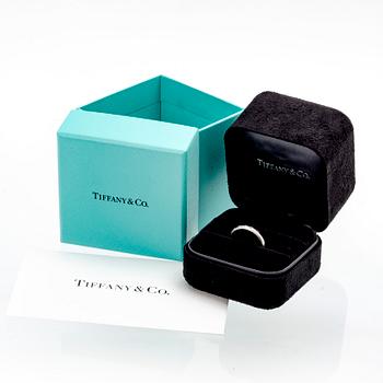 Tiffany & Co, Elsa Peretti, ring platinum 950 samt briljantslipade diamanter.