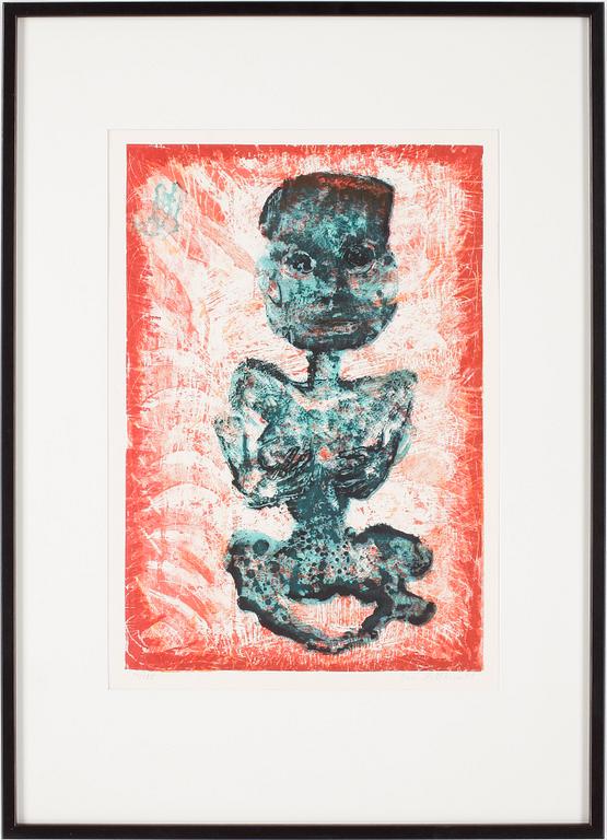 EVA ZETTERWALL, färglitografi, signerad och numrerad 14/125.