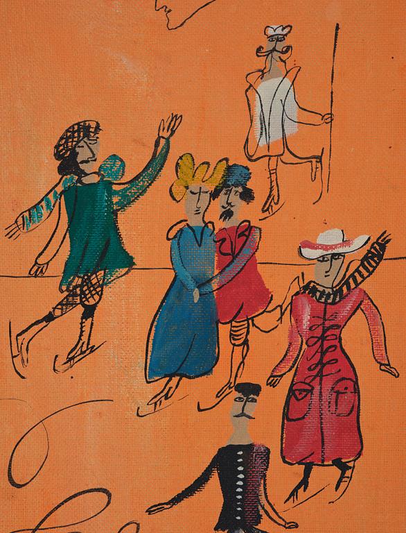 Madeleine Pyk, Skridskobanan.