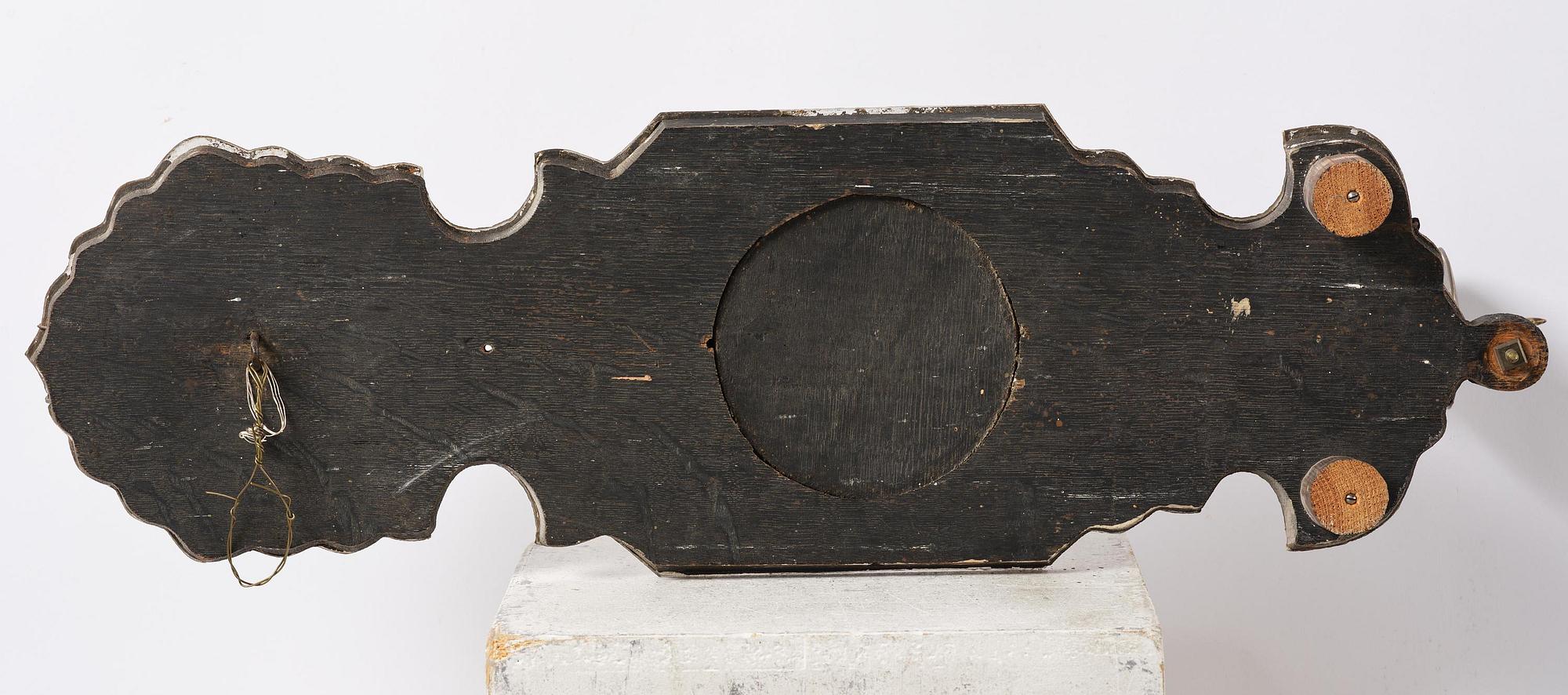 Spegellampetter, ett par, för ett ljus, omkring år 1900, Senbarockstil med delvis äldre delar.