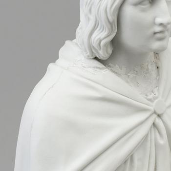 BERTEL THORVALDSEN, efter. SKULPTUR, biskvi. "Aposteln Johanes", Kungl Dansk, 1800-tal.