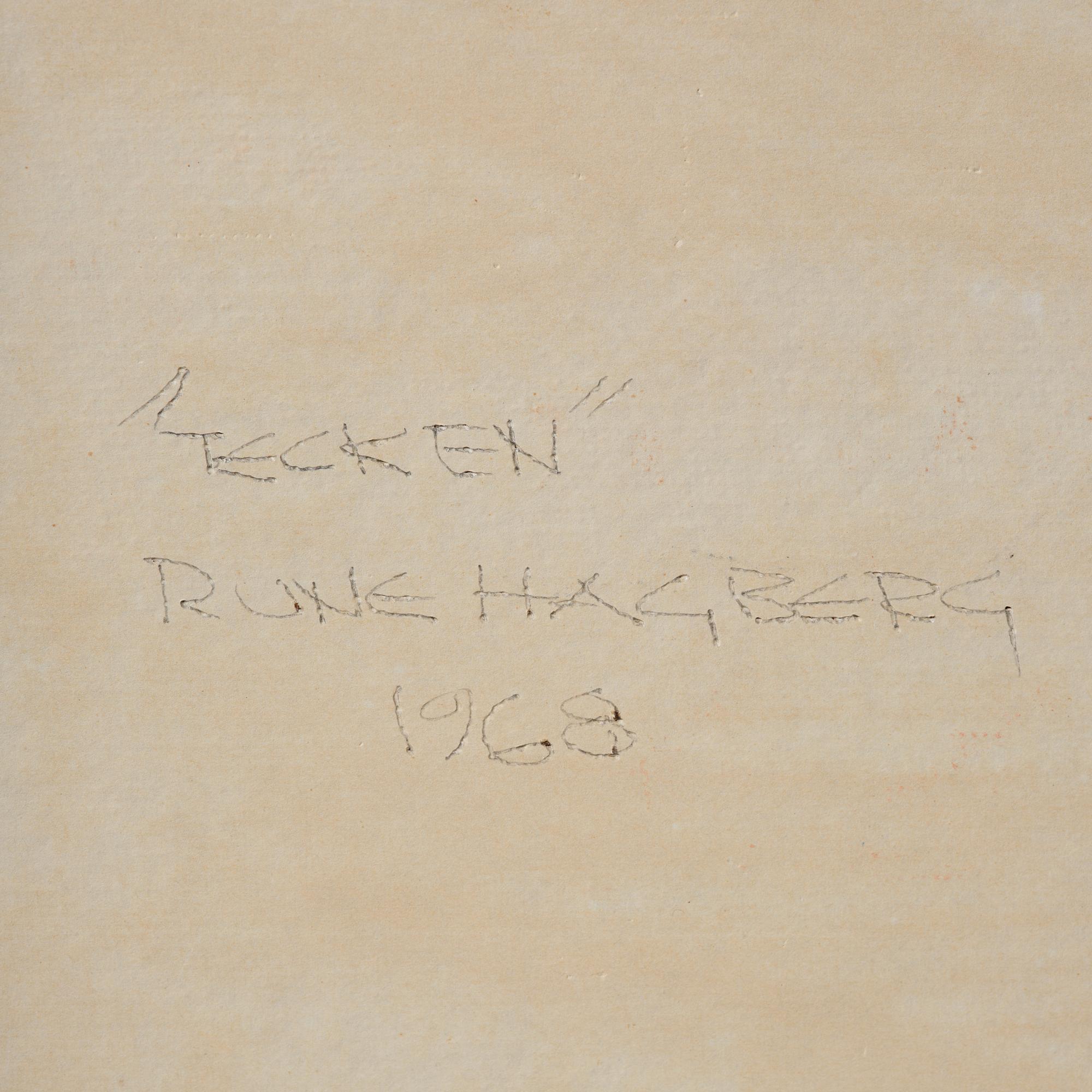 Rune Hagberg, "Tecken".