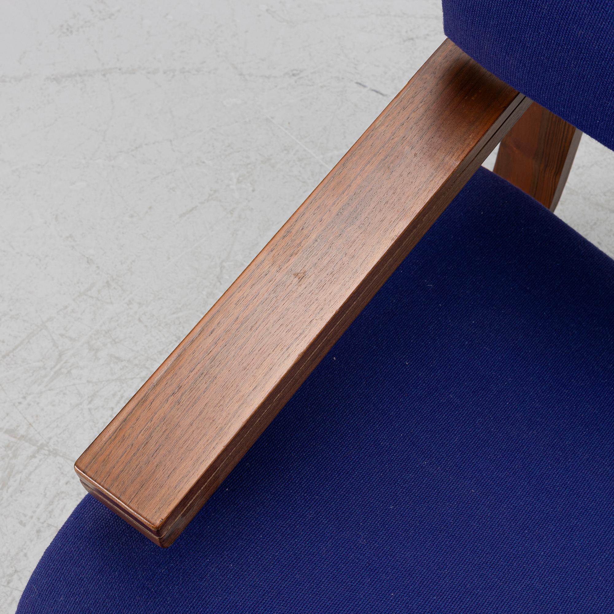 Jan Bocan, a pair of armchairs, Thonet, executed for the Czechoslovakian Embassy, Stockholm 1972.