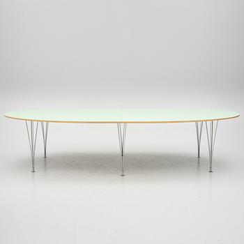 Bruno Mathsson, Piet Hein, dining table, "Superellipse", Bruno Mathsson International.