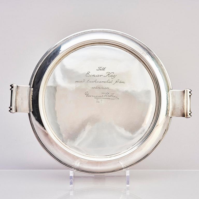 W.A. Bolin, a silver bowl, Stockholm 1931.
