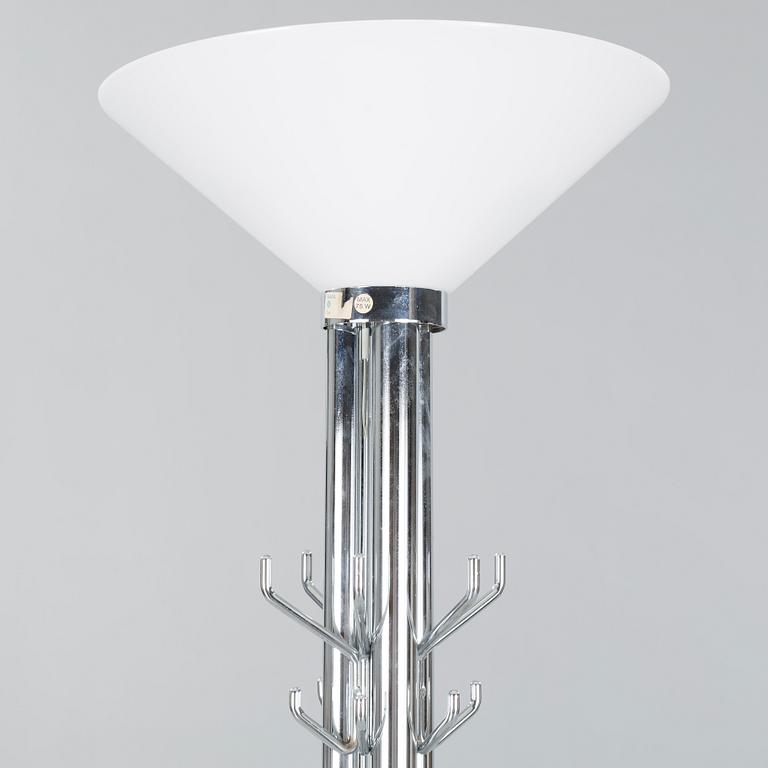 A floor lamp with coat hanger and umberella stand, by Nafa, late 20th century.