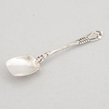 Two Silver Serving Spoons, including Georg Jensen.