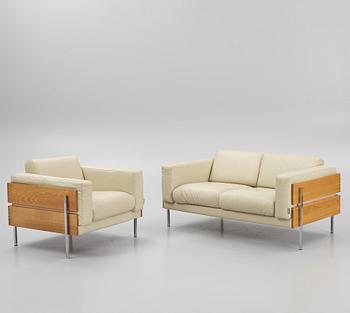 Robin Day, a sofa and armchair, 'Forum', Habitat.