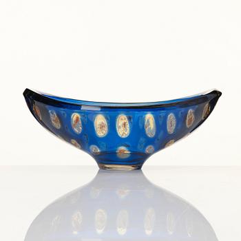 Sven Palmqvist, a "Ravenna" glass bowl, Orrefors 1963, nr 2209.