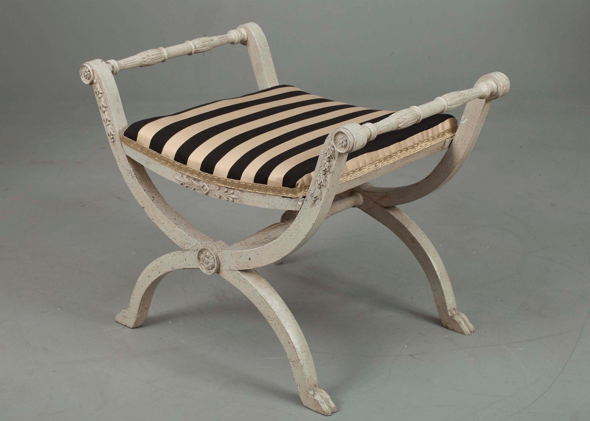 EMPIRE, TABURETTI, empire, 1800-luvun alku.