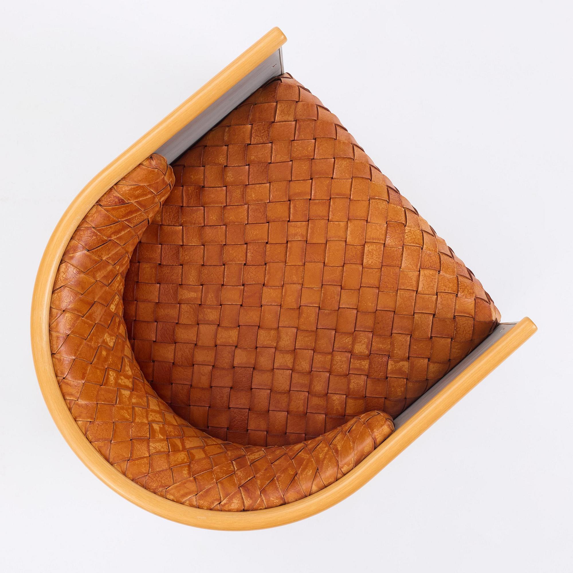 Mats Theselius, an "Aluminiumfåtölj" armchair, ed. 66/200, Källemo, Värnamo, post 1990.