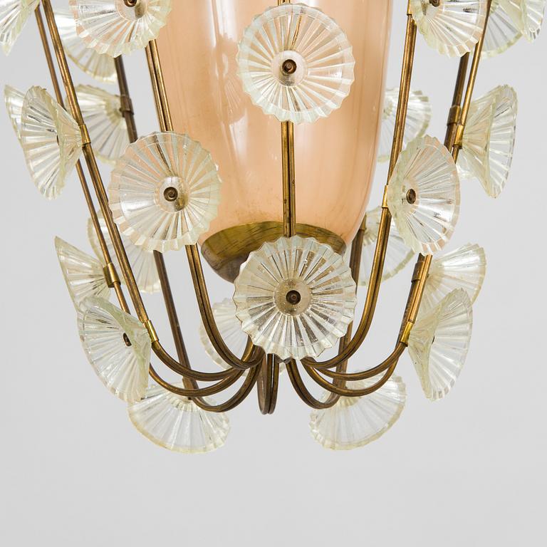 Lisa Johansson-Pape, taklampa, model 1304, Stockmann Orno 1950-tal.