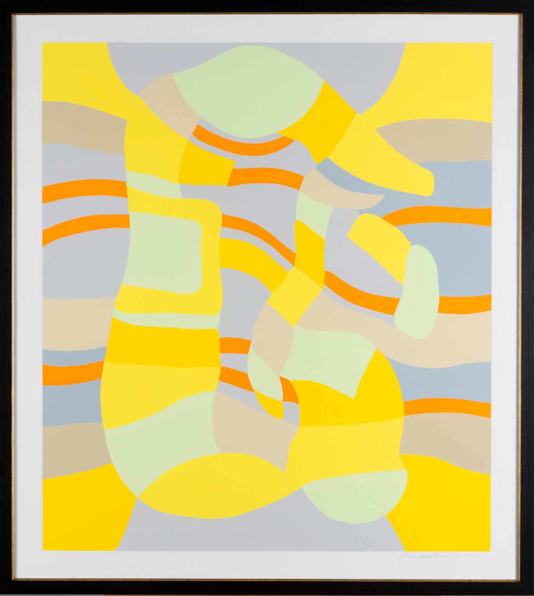 LASSE MARTTINEN, serigrafi, signerad och daterad 1986.