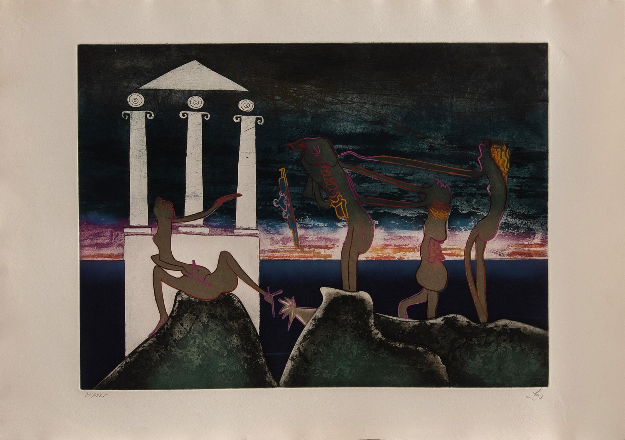 Roberto Matta, mapp "L'Arc, obscure des heures".