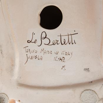 Le Bertetti, figurin "Jungla", Turin, Italien, 1900-talets mitt.