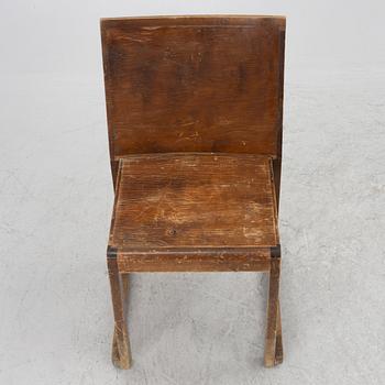 A functionalist chair, 1930s.