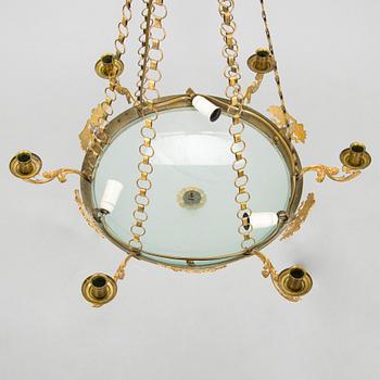 Ceiling lamp, Empire style, latter half of 19th century.