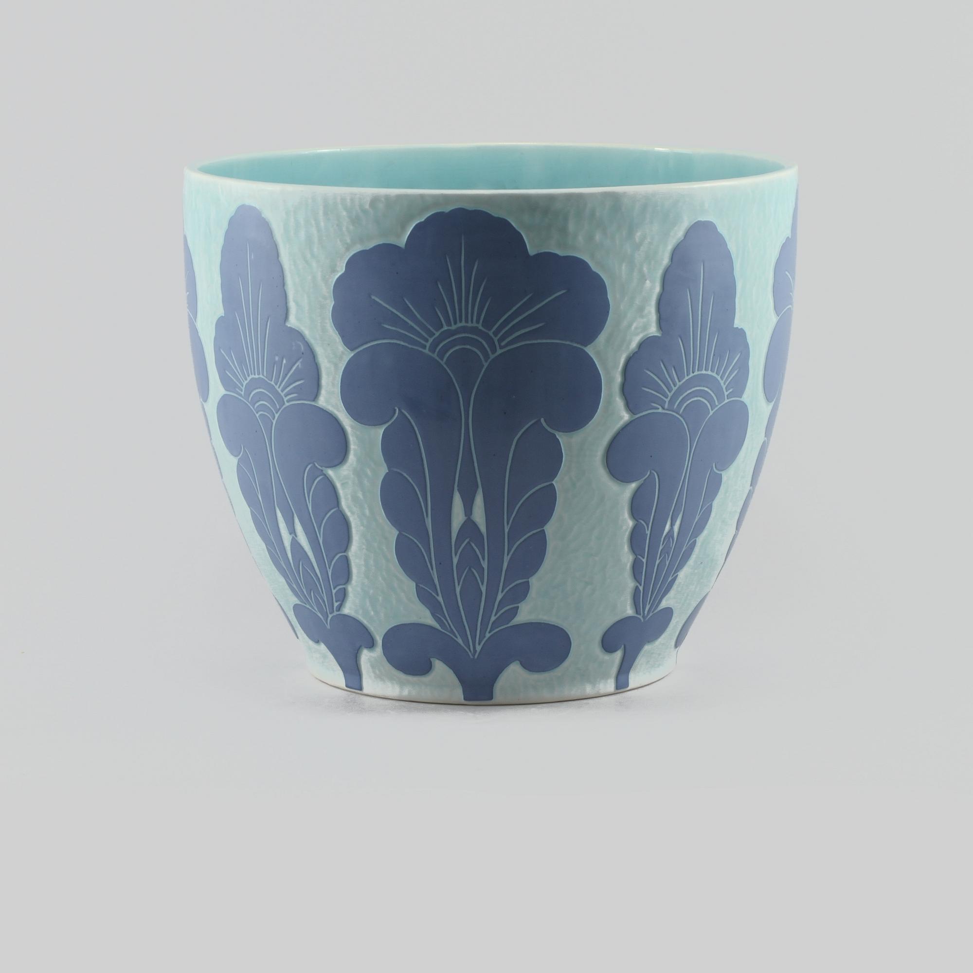 YTTERFODER, "Sgrafitto", Josef Ekberg Gustavsberg 1923.