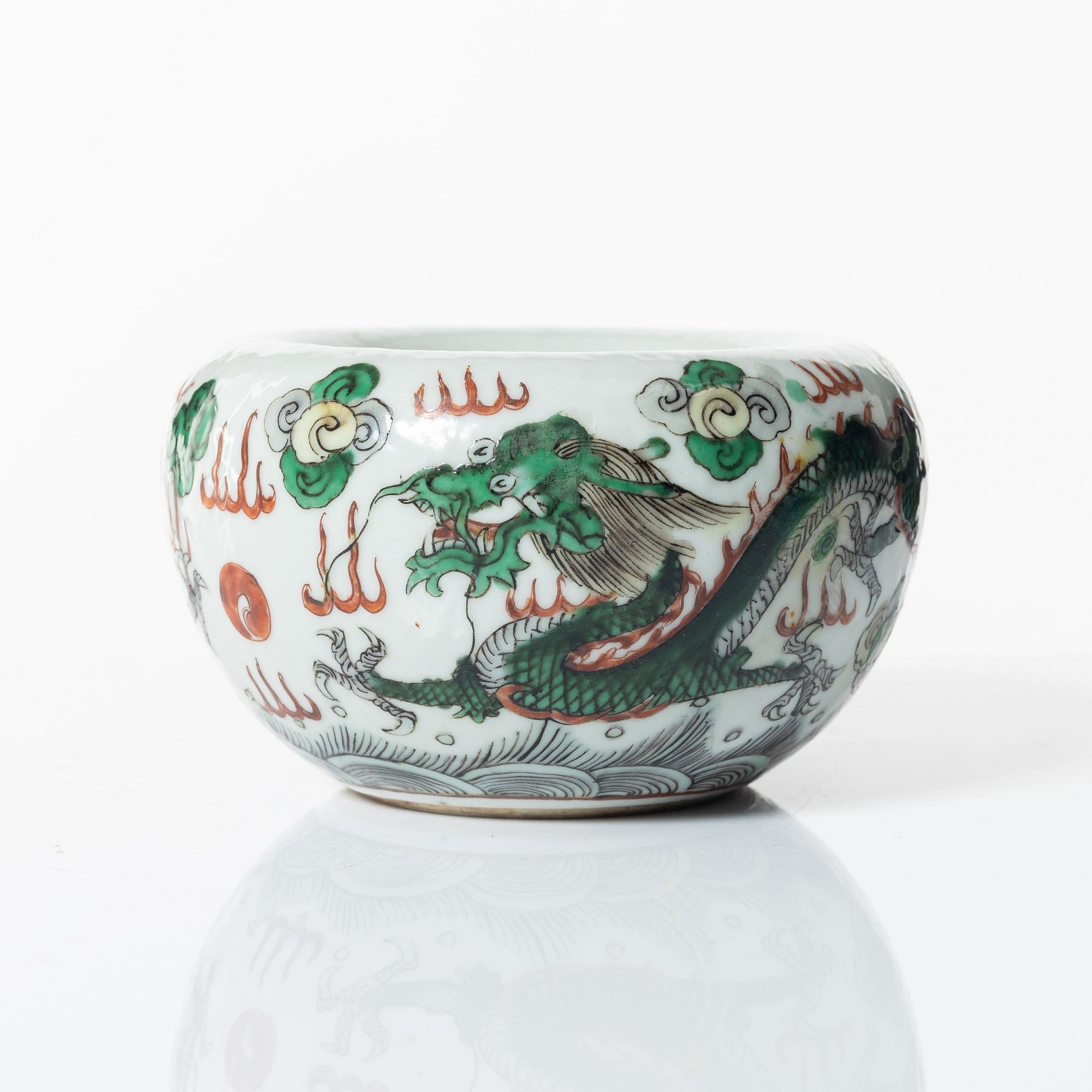 Penselbad, porslin, Kangxistil, 1900-tal.