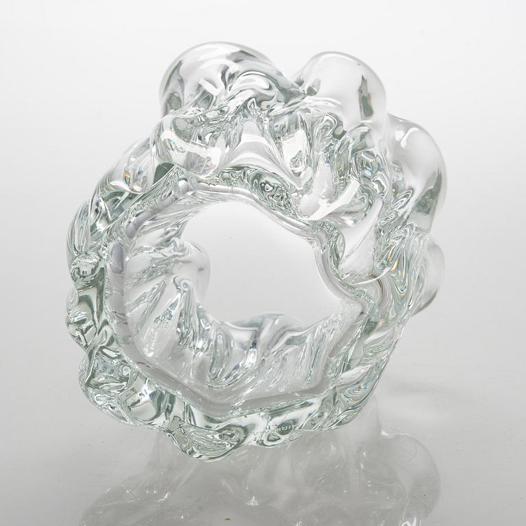 Tapio Wirkkala, maljakko,"Kalvolan kanto", signeerattu Tapio Wirkkala 220/1987.