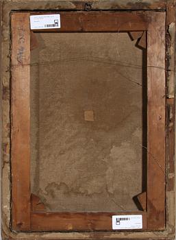 OKÄND KONSTNÄR, olja på duk, sent 1700-tal.