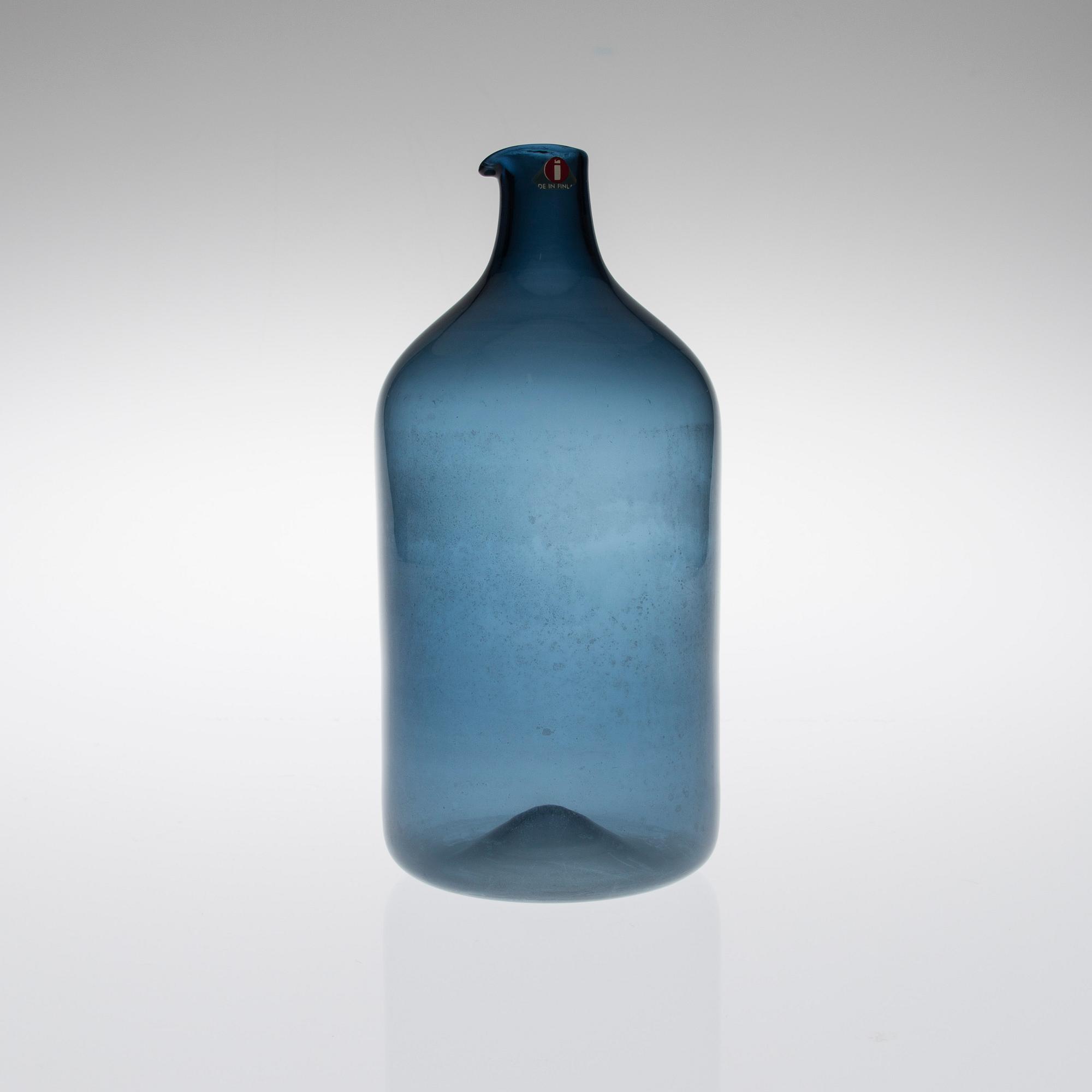 TIMO SARPANEVA, "Fågelflaska", signerad Timo Sarpaneva 2500, Iittala.