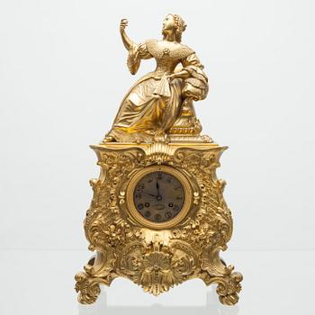 BORDSPENDYL, senempire. 1800-talets mitt.