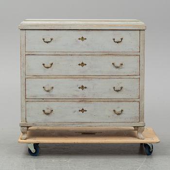 A chest of drawers from the mid 19th century.