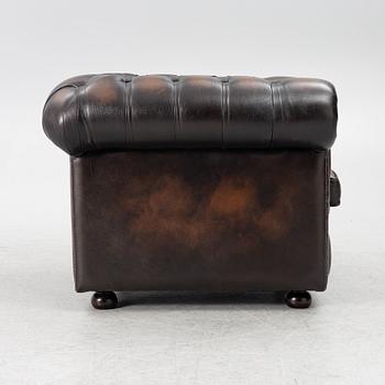 Clubfåtölj, Chesterfieldmodell, 1900-talets andra hälft.