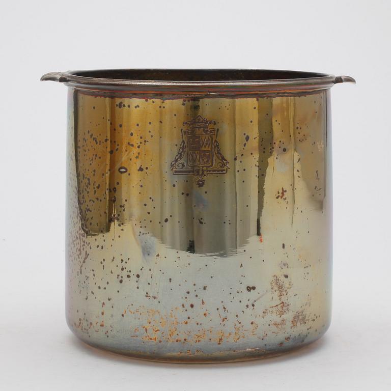 CHAMPAGNEKYLARE, nysilver, 1900-talets början.