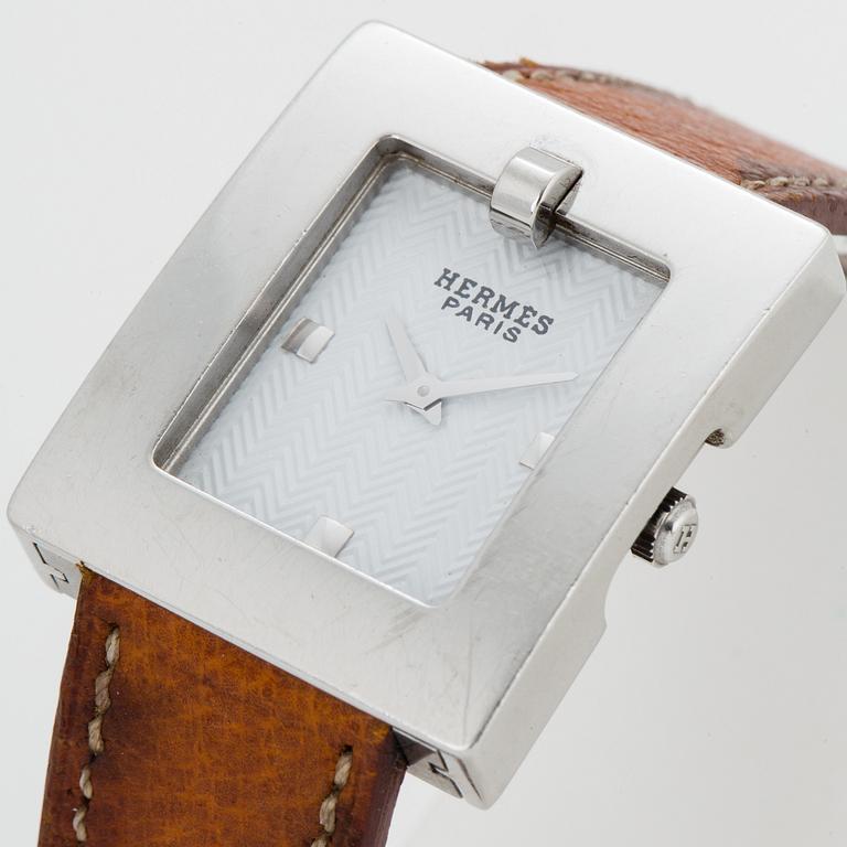 HERMÈS, Belt, wristwatch, 26 x 29 mm.