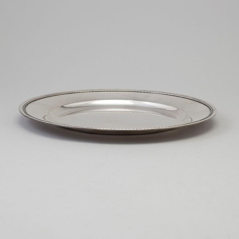 A silver dish from GAB in Stockholm, 1948.