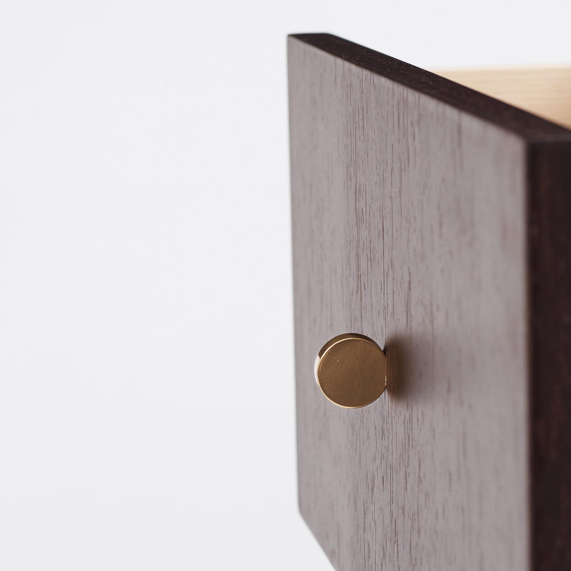 Attila Suta, a pair of bedside tables, executed in his own workshop, Stockholm, 2022.